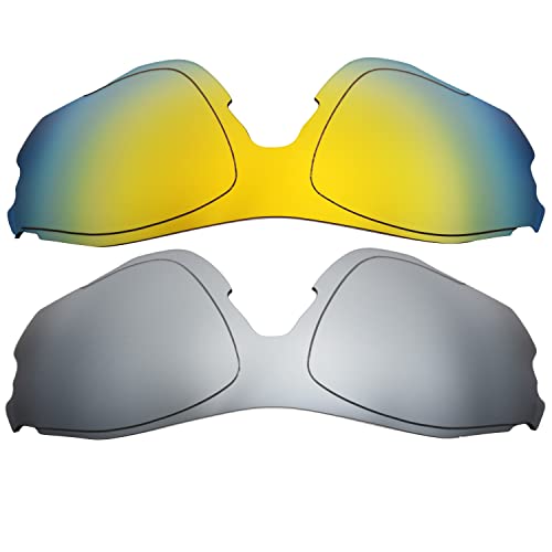 Verres EV Zero Oakley compatibles or 24 carats et titane pour lunettes sportives