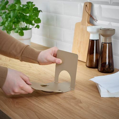 Amazon | IKEA イケア ナプキンホルダー ライトグレーブラウン 13x12