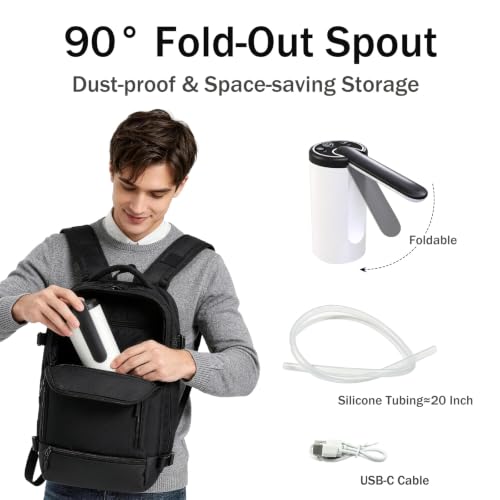Portable Electric Water Dispenser for 5 Gallon Bottle - image 2