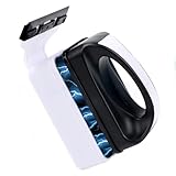 Aquarium Magnet Scheibenreiniger Aquarium Glasreiniger mit Abnehmbarem Schabern, Aquarium Reinigungs Magnet Bürste für Fischglasbecken (M)