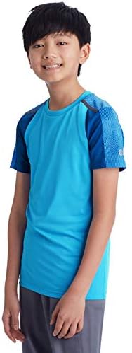 C9 Champion boys Premium Short Sleeve T Shirt, Active Blue, Medium US