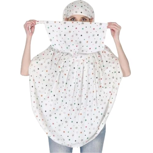 Image of Cotton Innovative Stylish Printed Pattern Fancy Scarf With Sun Protection Cover Face Cotton Driving Scarf for Women and Girls