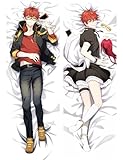 Konniqiwa Anime Dakimakura Mystic Messenger 707 Body Pillow Cover, Double-Sided Print, 59 x 20 inches/150x50cm