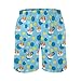 Men's Guinea Pig Snowflakes Christmas Shorts Quick Dry Board Shorts Elastic Waistband Summer Swim Trunks with Drawstring Fashion Beach Shorts (M)