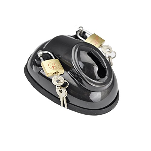 Cage de Sport pour Homme en Noir, Design Fausse Cabine, Double Cadenas, Confortable et Facile à nettoyer-B-228-