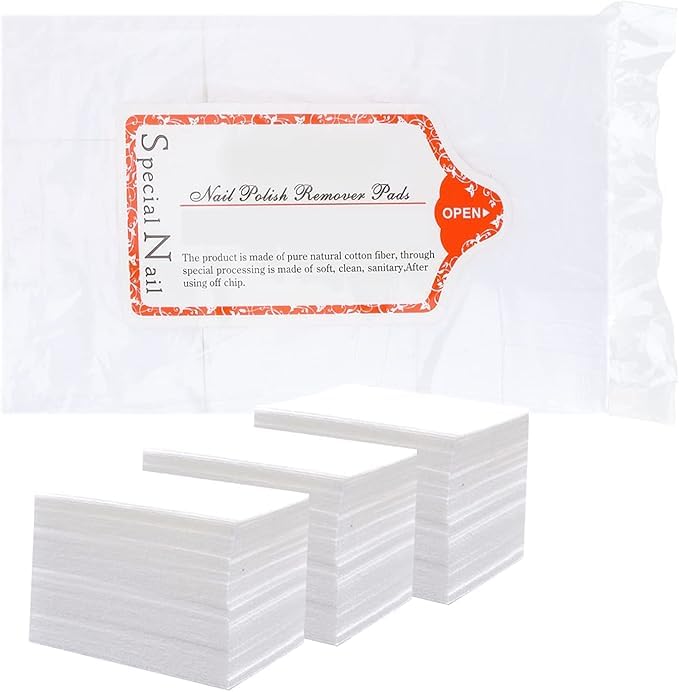 PIRU 1200Pcs Nail Polish Remover Wipes Lint Nail Wipe Soft Nail Polish Remover Cotton Pads for Glue Bottle Nail Art Gel Polish Remover Cotton Glue Cleaning Wipes-picture-48