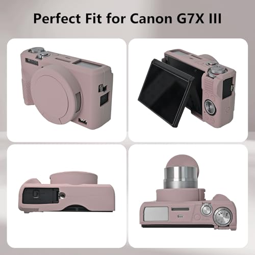 Funda de Silicona Canon G7X Mark III Gris Protectora - Fernando Cortés