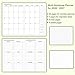 A5 Calendar Planner Jan 2026 - Dec 2027, Travelers Notebook Inserts for 2 Years, Monthly Calendar & Important Dates & Line & Dotted, 100gsm Paper, 8.3 x 5.5 in, 1pcs