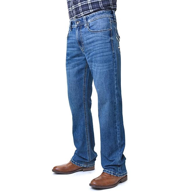 Axel Men's Slim Boot Cut Jeans - Harbor (Medium Wash) 34W x 30L