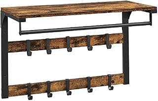 VASAGLE Coat Rack Wall-Mounted LCR101B01