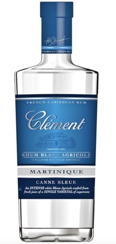 Clément Rhum Blanc Agricole Canne Bleue 50% Vol. 0,7l