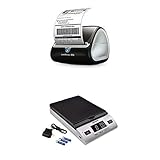 DYMO LabelWriter 4XL Label Maker and Accuteck All-In-One Series W-8250-50BS A-PT 50 Digital with AC...