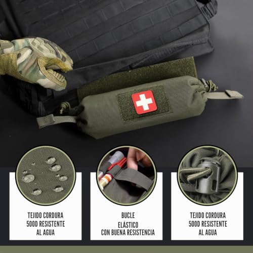 Bolsa de trauma EMT con velcro para chaleco portaplacas 5