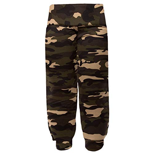 Pantalones harem de camuflaje para niños ropa cómoda para jugar en el parque