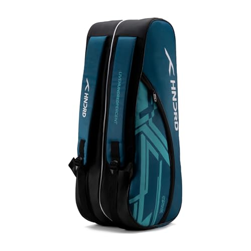 Image of Hundred CosmoGear Max Kit Bag with Dual Climate-Control Compartments | Dedicated Shoe Pocket | Ergonomic Back Straps|for Professional Play |Ideal for Men & Women (Teal Blue)