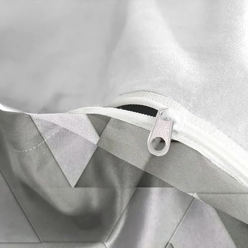 Parure de lit 3 pièces en pur coton édition limitée géométrique 3D