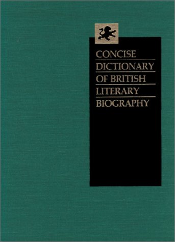 Concise Dictionary of British Literary Biography: 8 volume set      Hardcover – November 1, 1991