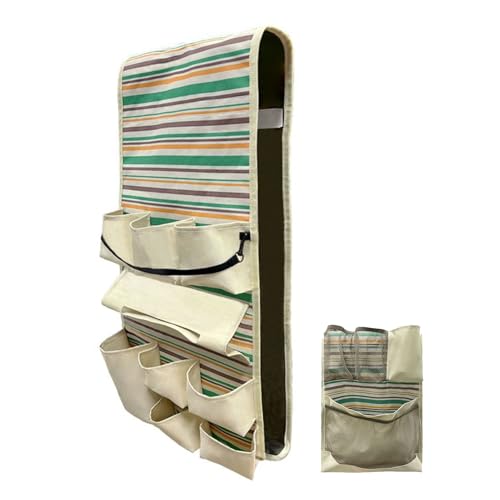 Organizador de nevera para dormitorio, 14 bolsillos, bolsillo lateral de almacenamiento para refrigerador, organizador de nevera que ahorra espacio para dormitorio, hogar, universidad, sala de estar