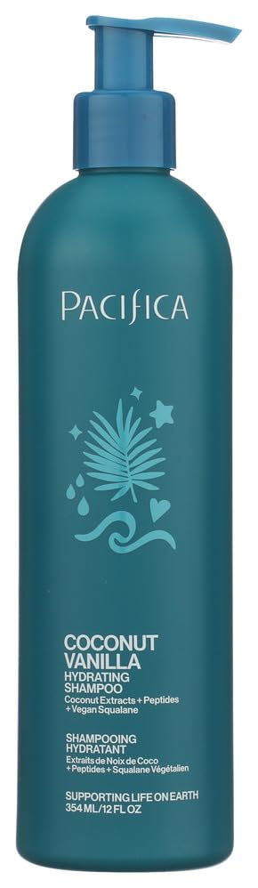 Pacifica Shampoo Hydrating Coconut Vanilla 12 Fl Oz