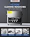 CREWORKS 3L Digital Ultrasonic Cleaner with Degas & Gentle Modes, 0.8 gal. Ultrasonic Cleaning Machine, 120W Professional Ultrasound Cleaner with 150W Heater & 1-30 min. Timer for Glasses Toys Tools