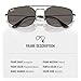 Ray-Ban RB3845 EXPLORER V Square-Round Shaped Non-Polarized Sunglasses for Men & Women – Includes Official RAYBAN Eyewear Kit – Ideal Formal & Casual Wear Sunglasses – Dark Grey Lens