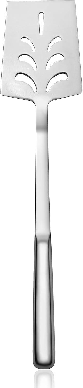 New Star Foodservice 52343 Hohl Griff perforiert Spatel, 38,1 cm Silber