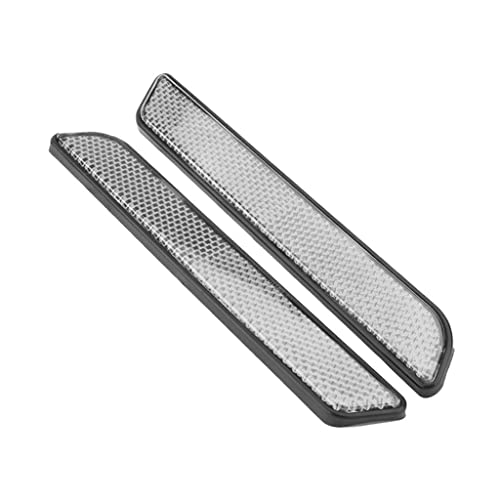 Baoblaze Motorcycle Front Fork Leg Reflector, Motorcycle Side Reflector for 8800, Silver