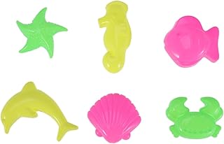 Toyvian 6pcs Kidcraft Playset Beach Toys Playdough Toys Sand Molds Set Play Sand Molds Sand Tray Toys Toy