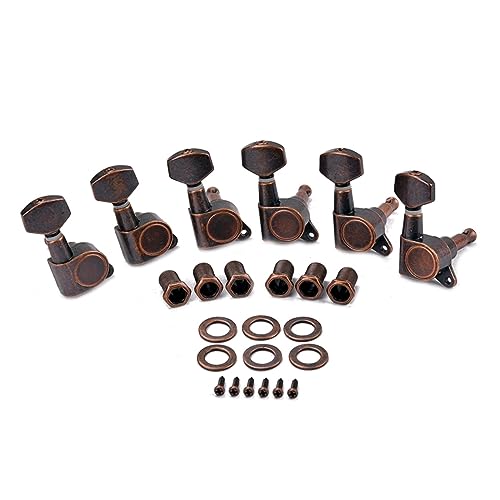 Toyvian Perillas De Afinación De Guitarra De Cabeza Cuadrada Pequeña Con Botones y Llaves Para Afinador...