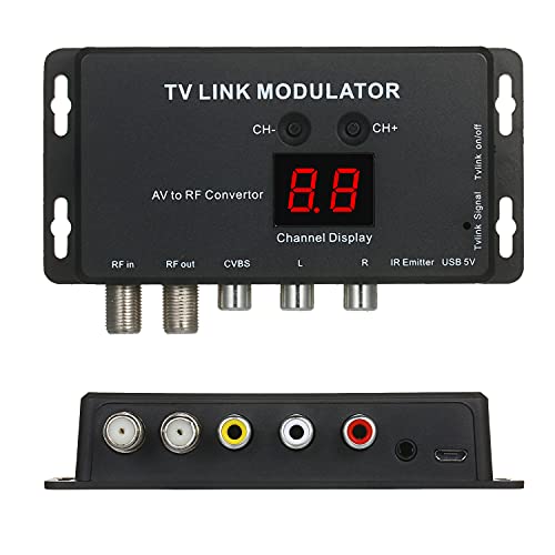 Modulador AV a RF HUIOP con extensor de infrarrojos TVLINK para conectar video 3