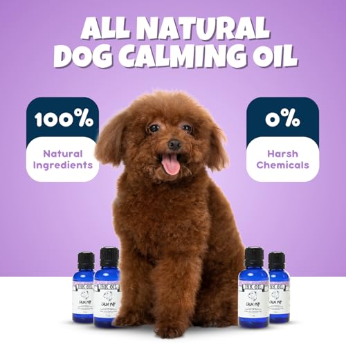 Image of Pup Oils - Ink Oil | Dog Calming Supplement | Pet Health Vitamins Supplies| Liquid Drops | Anxiety Relief Oil | Aromatherapy Treatment | Vitamin Oils for Dogs