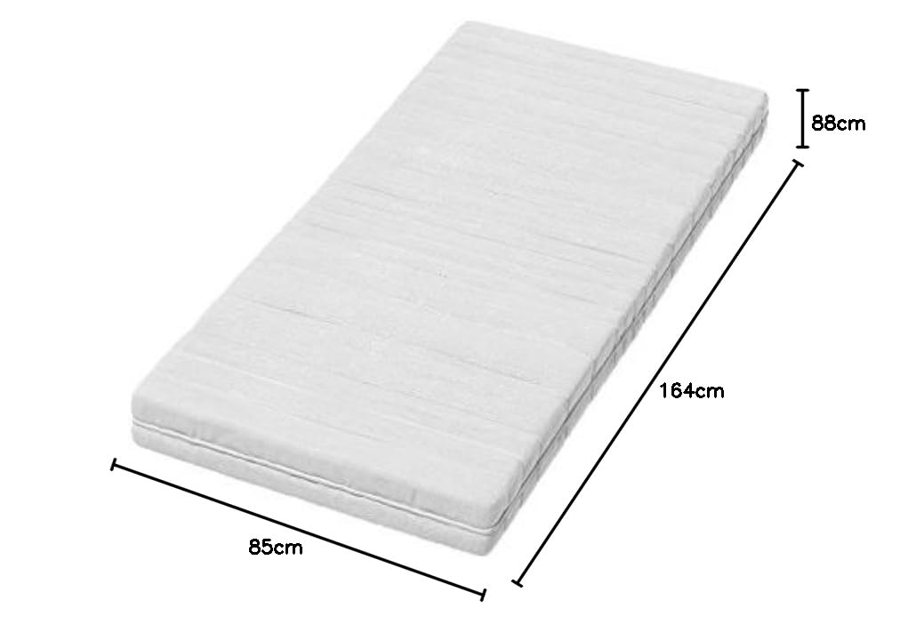 Letto per bambino Cameretta per bambino con materasso Lettino bambini HAPPY (Grigio, 160x80 cm)