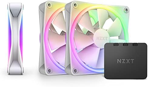 F120RGB Duo - 120mm Dual-Sided RGB Fan - Triple Pack (White) w/RGB Controller