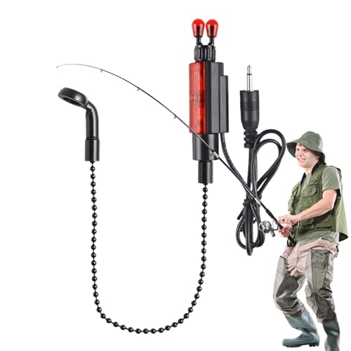Alarmas de Cebo para, Alarma de mordida – Campanas de Alarma de | Práctica Alarma de portátil para la Noche, Alarma de Sonido Sensible Impermeable para Principiantes,