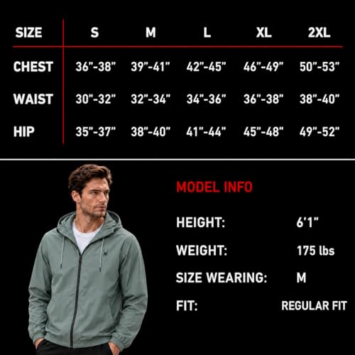 Image of Spyder Mens Windbreaker Jacket - Hooded Lightweight Breathable Hiking
