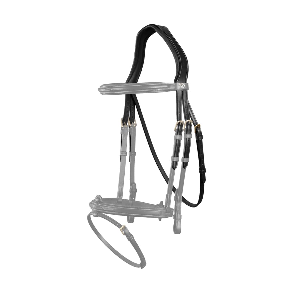 Tétière Kentucky avec sous-gorge anatomique anti-pression cheval