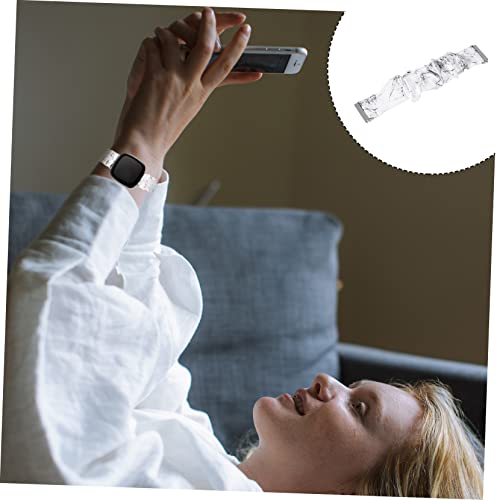 LIFKOME 1pc Delicate Elastic Watch Strap Compatible Soft and Comfortable Wrist Band Creative Design for Luxurious Look Artificial Material3