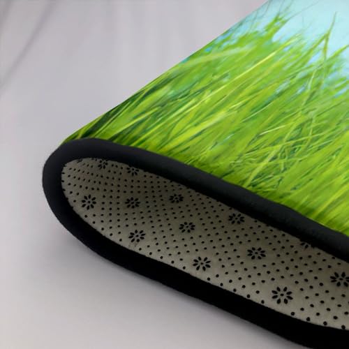 Tapis super doux EdWal d'interieur imprimé lapin vert - 6