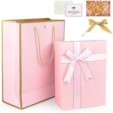 Luxury Pink Gift Box Set with Accessories Cover