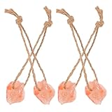 EXCEART 4個 喜馬拉雅粉紅塩動物用舐め塩ブロック 馬用おやミネラル補給 鹿 ウサギ 家畜対応 鉱物豊富で健康維持に適した小型ペット用岩塩