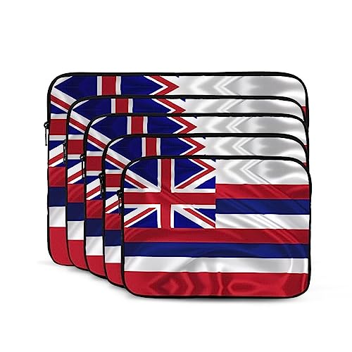 Flag Of Hawaii American Laptop Sleeve Case 17 Inch Suitable For Notebook Computer Tablet Traveling Carrying Simple Case2