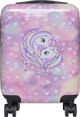 Valise trolley enfant Beckmann Licorne violette lilas 47cm - 2