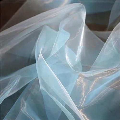 Tissu organza transparent de 135 cm couture vêtement et loisirs