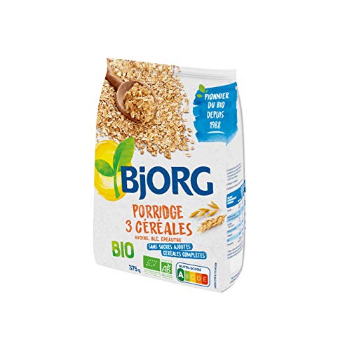  Bjorg Porridge 3 Céréales Bio 375 g