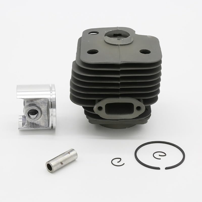 Części ogrodowe Otwór 48MM 50MM i 52MM zestaw cylindrów Poston pasuje do HUSQVARNA 61 268 272 272K 272XP części silnika piły łańcuchowej 503758172 narzędzia Części ogrodowe (Color : HUS268 50MM)