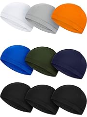 White, Grey, Orange, Green, Blue, Dark Blue, Black