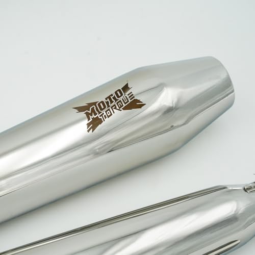 Image of MOTO TORQUE BOLT PRO Performance Slip-on Twin Exhaust for RE Interceptor 650, Continental GT 650 (POLISH)