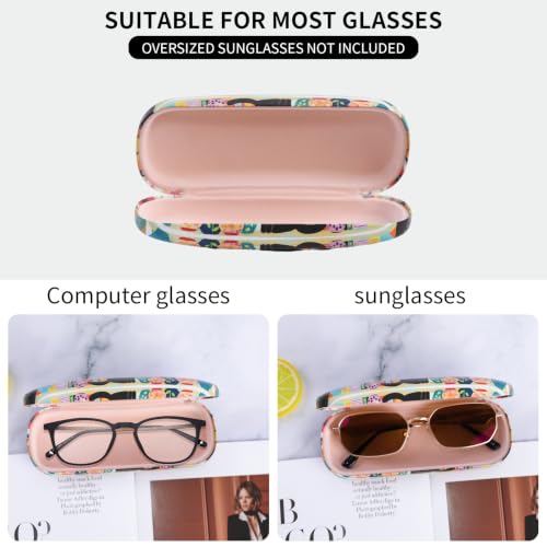 Image of PERFECTSIGHT Hard Shell Eyeglasses Case, Kawaii Protective Glasses Case for Kids, Cute Eyeglass Case for Women Men Girls