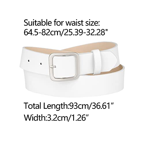 Allegra K Women Pin Buckle Belt Soft Wide Waist Belt Casual Dresses Jeans Pants3