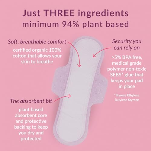 Image of Natracare Ultra Extra Pads w /Wings - Long - Organic and Natural - 8 Count (Pack of 4)